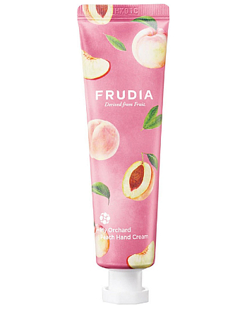 Frudia Squeeze Therapy Peach Hand Cream - Крем для рук c персиком 30 г - hairs-russia.ru