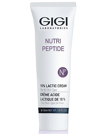 GIGI Nutri-Peptide 10% Lactic Cream - Увлажняющий крем для лица с молочной кислотой 50 мл - hairs-russia.ru
