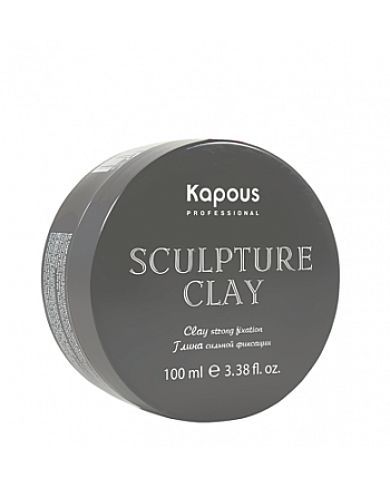 Kapous Professional Sculpture Clay Strong Fixation - Глина для укладки волос нормальной фиксации 100 мл - hairs-russia.ru