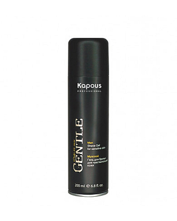 Kapous Professional Gentlemen Man Shave Gel for sensitive skin - Мужской гель для бритья для чувствительной кожи с охлаждающим эффектом 200 мл  - hairs-russia.ru