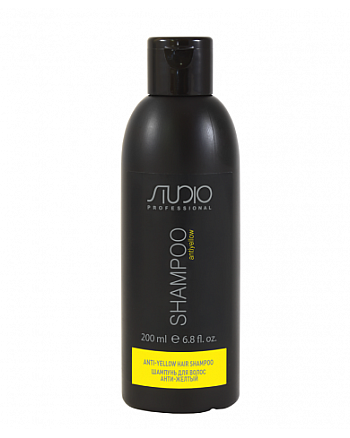 Kapous Studio Professional Antiyellow Shampoo - Шампунь для волос Анти-желтый 200 мл  - hairs-russia.ru