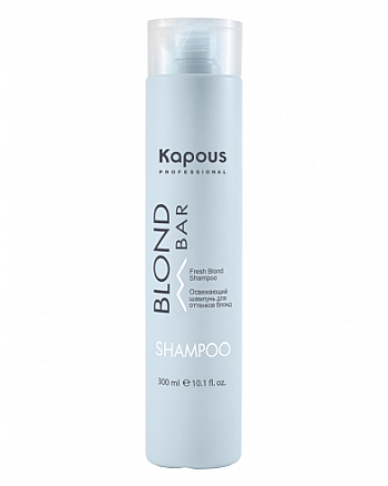 Kapous Professional Fresh Blond Shampoo - Освежающий шампунь для волос оттенков блонд 300 мл - hairs-russia.ru