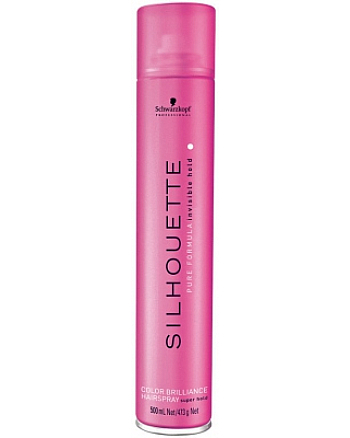 Schwarzkopf Silhouette Color Brilliance Hairspray Super Hold - Безупречный лак для окрашенных волос сильной фиксации 500 мл - hairs-russia.ru