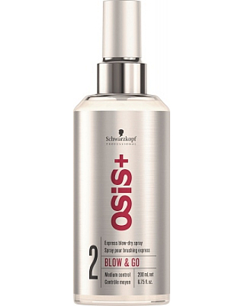 Schwarzkopf Osis  Schwarzkopf Osis+ Blow and Go - Экспресс-спрей Гладкость для быстрой сушки волос 200 мл - hairs-russia.ru