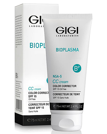 GIGI Bioplasma CC Cream - Крем для коррекции цвета кожи SPF 15 75 мл - hairs-russia.ru