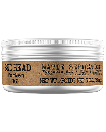 TIGI Bed Head B for Men Matte Separation Workable Wax - Воск для волос 85 мл - hairs-russia.ru