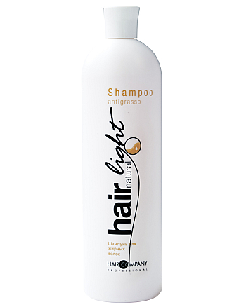Hair Company Hair Natural Light Shampoo Antigrasso - Шампунь для жирных волос, 1000 мл - hairs-russia.ru