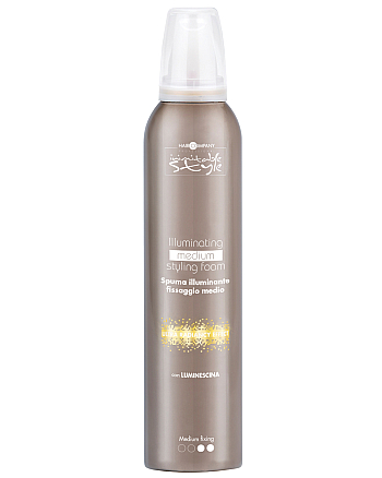 Hair Company Inimitable Style Illuminating Styling Foam - Мусс, придающий блеск, 250 мл - hairs-russia.ru