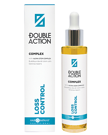 Hair Company Double Action Loss Control Complex - Комплекс (концентрат) против выпадения волос 50 мл - hairs-russia.ru