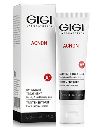 GIGI Acnon Overnight Treatment - Крем ночной 50 мл - hairs-russia.ru