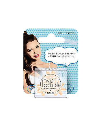 Invisibobble NANO To Be Or Nude To Be - Резинка-браслет для волос (с подвесом) - hairs-russia.ru