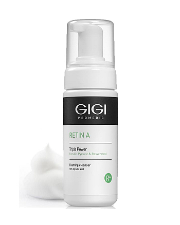 GIGI Retin A Triple Power Foaming Cleanser - Очищающий мусс для лица 140 мл - hairs-russia.ru