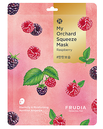 Frudia My Orchard Squeeze Mask Raspberry - Тонизирующая маска с малиной 20 мл - hairs-russia.ru