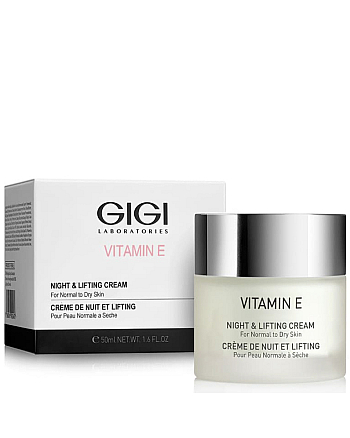 GIGI Vitamin E Night And Lifting Cream - Крем ночной для лица 50 мл - hairs-russia.ru