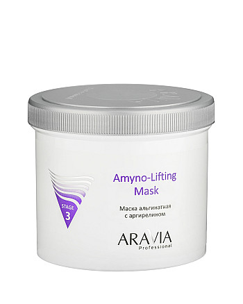 Aravia Professional Amyno Lifting - Маска альгинатная с аргирелином 550 мл - hairs-russia.ru