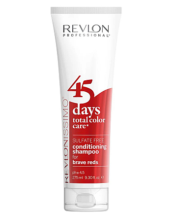 Revlon Professional Revlonissimo 45 Days Conditioning Shampoo Brave Reds - Шампунь-кондиционер для ярких красных оттенков 275 мл - hairs-russia.ru
