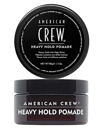 American Crew Heavy Hold Pomade - Помада сильной фиксации, 85 гр - hairs-russia.ru