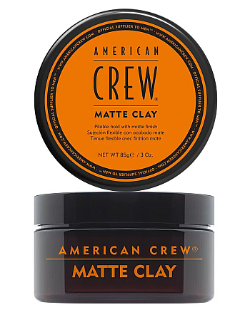 American Crew Matte Clay - Пластичная матовая глина для укладки волос средней/сильной фиксации 85 гр - hairs-russia.ru