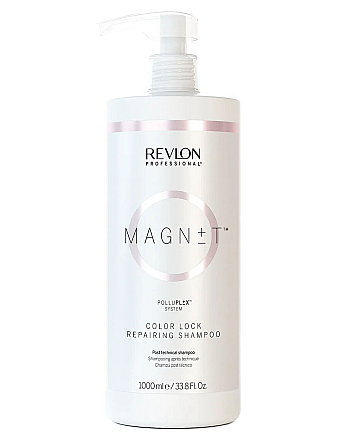 Revlon Professional Magnet Color Lock Repairing Shampoo - Пост-технический шампунь 1000 мл - hairs-russia.ru