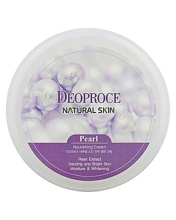 Deoproce Natural Skin Pearl Nourishing Cream - Крем для лица и тела с экстрактом жемчуга 100 г - hairs-russia.ru