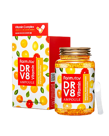 FarmStay Dr-V8 Vitamin ampoule - Сыворотка ампульная с витаминным комплексом 250 мл - hairs-russia.ru