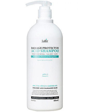 LA'DOR Damaged Protector Acid Shampoo - Шампунь для волос с аргановым маслом 900 мл - hairs-russia.ru