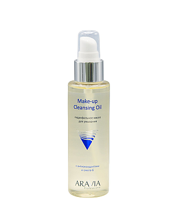 Aravia Professional Make-Up Cleansing Oil - Гидрофильное масло для умывания с антиоксидантами и омега-6 110 мл - hairs-russia.ru
