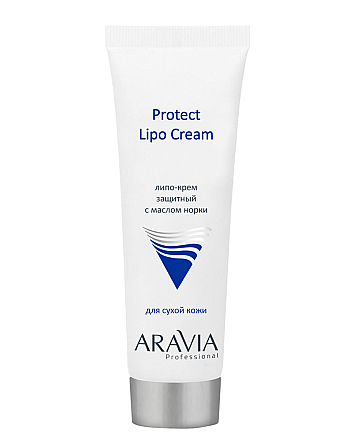 Aravia Professional Protect Lipo Cream - Липо-крем защитный с маслом норки 50 мл - hairs-russia.ru