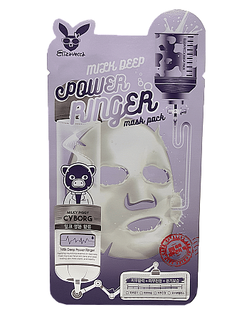 Elizavecca Milk Deep Power Ringer Mask Pack - Тканевая маска для лица с молоком 23 мл - hairs-russia.ru