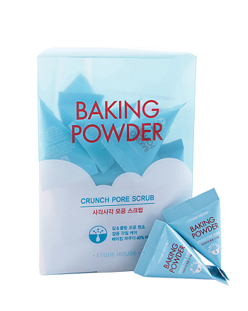 Etude House Baking Powder Crunch Pore Scrub - Скраб для лица с содой в пирамидках 24 шт - hairs-russia.ru