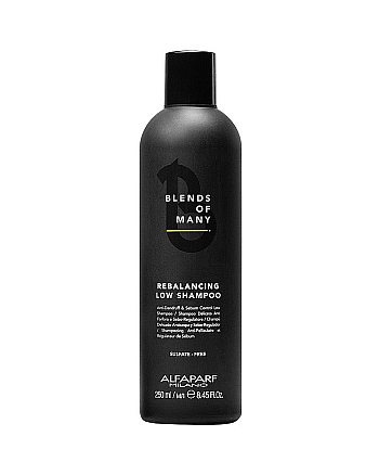 Alfaparf Blends of Many Rebalancing Low Shampoo - Деликатный балансирующий шампунь 250 мл - hairs-russia.ru