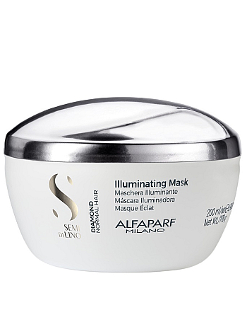 Alfaparf SDL D Illuminating Mask - Маска для нормальных волос, придающая блеск 200 мл - hairs-russia.ru