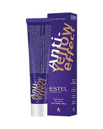 Estel Professional Anti-Yellow Effect - Крем-краска для волос против нежелательной желтизны 60 мл - hairs-russia.ru