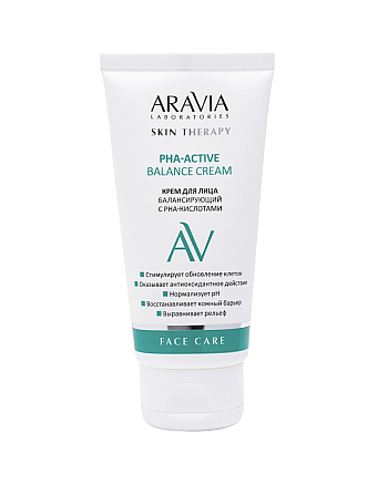Aravia Laboratories PHA-Active Balance Cream - Крем для лица балансирующий с РНА-кислотами 50 мл - hairs-russia.ru