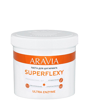 Aravia Professional Superflexy Ultra Enzyme - Паста для шугаринга 750 г - hairs-russia.ru