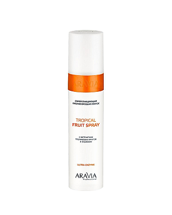 Aravia Professional Tropical Fruit Spray - Спрей очищающий против вросших волос с экстрактами тропических фруктов и энзимами 250 мл - hairs-russia.ru