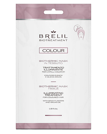 Brelil BiotTreatment Colour Illuminating Tertament - Экспресс-маска для окрашенных волос 35 мл - hairs-russia.ru