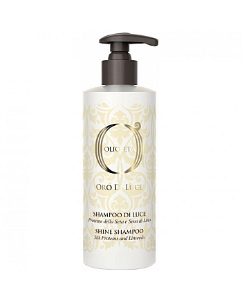 Barex Olioseta Oro Di Luce Shine Shampoo - Шампунь-блеск с протеинами шелка и семенем льна 750 мл - hairs-russia.ru