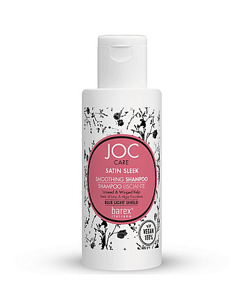 Barex JOC CARE Satin Sleek Shampoo - Разглаживающий шампунь с льняным семенем и крылатой водорослью, 100 мл - hairs-russia.ru