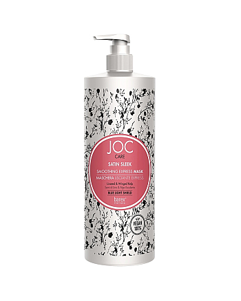 Barex JOC CARE Satin Sleek Mask - Разглаживающая Экспресс-маска с льняным семенем и крылатой водорослью, 1000 мл - hairs-russia.ru