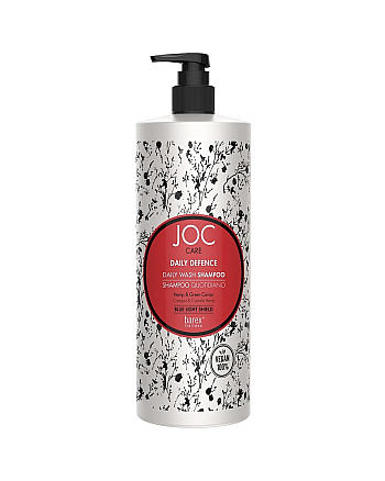 Barex JOC CARE Daily Defence Shampoo - Шампунь для ежедневного применения с коноплей и зеленой икрой, 1000 мл - hairs-russia.ru