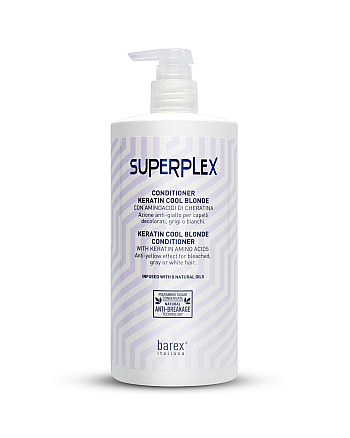 Barex Superplex Keratin Cool Blond Conditioner - Кондиционер для придания холодного оттенка 750 мл - hairs-russia.ru