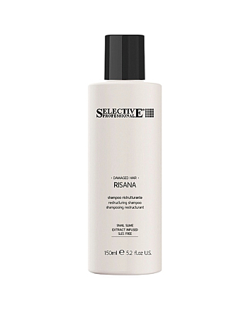 Selective Risana Restructuring Shampoo Snail Slime Extract Infused - Восстанавливающий шампунь с экстрактом муцина улитки 150 мл - hairs-russia.ru