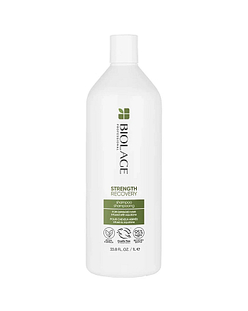 Biolage Strength Recovery Shampoo - Шампунь для восстановления и укрепления поврежденных волос 1000 мл - hairs-russia.ru