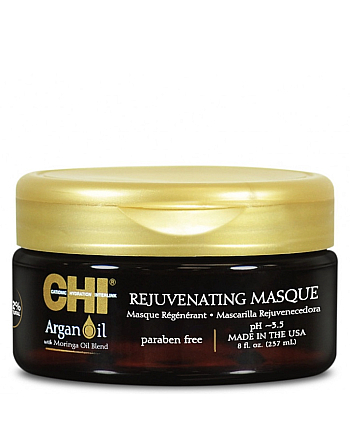 CHI Argan Oil Rejuvenating masque - Омолаживающая маска для волос, 237 мл - hairs-russia.ru