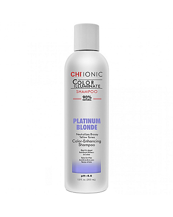 CHI Color Illuminate Platinum Blonde Shampoo - Шампунь оттеночный, Платиновый Блонд 355 мл - hairs-russia.ru