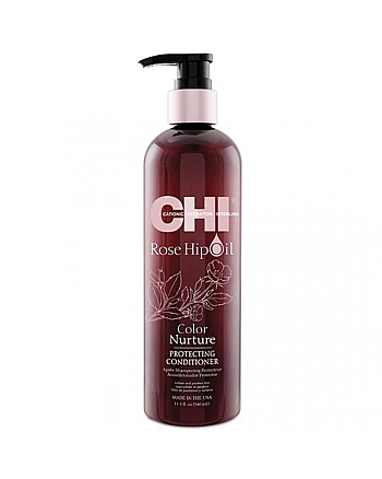 CHI Rose Hip Oil Conditioner - Кондиционер с маслом лепестков роз 340 мл - hairs-russia.ru