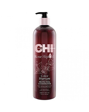 CHI Rose Hip Oil Conditioner - Кондиционер с маслом лепестков роз 739 мл - hairs-russia.ru