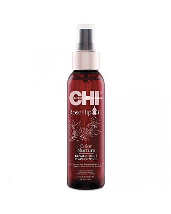 CHI Rose Hip Repair and Shine Hair Tonic - Тоник для волос с маслом лепестков роз 118 мл - hairs-russia.ru