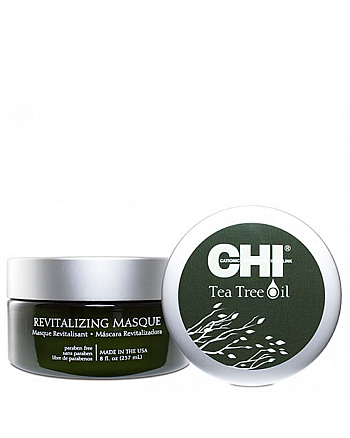 CHI Tea Tree Oil Revitalizing Masque - Восстанавливающая маска с маслом чайного дерева 157 мл - hairs-russia.ru